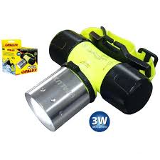 linterna frontal acuatica opalux 3w 180 lumens opalux